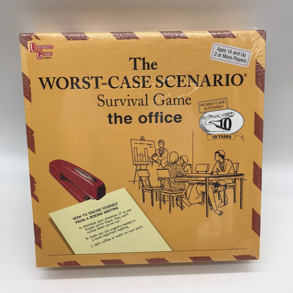 Bored Buster WORST CASE SCENARIO Survival Board Game THE OFFICE 10 Years