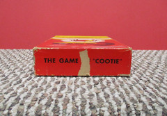 1949 Vintage Cootie Game Box Is 6×9 Inches Missing 1 Leg Green Heads EX