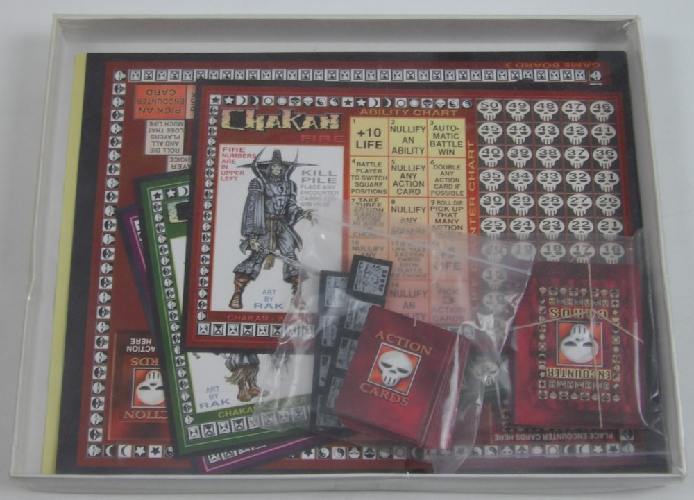Chakan the Forever Man Board Game RARE OOP RAKGraphics Robert A. Kraus RAK