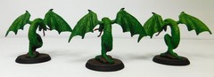Well Painted FFP Shadows of Brimstone Hell bats miniatures & cards No box (6)