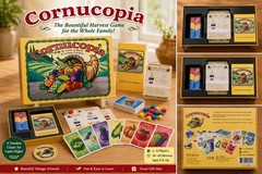Family Fun Game-Night-Cornucopia Fruits & Vegetables Board Game For Lots of Fun!