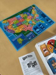 Great States Board Game Played One Time