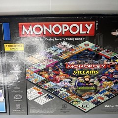 Monopoly Disney Villains Collector’s Edition Board Game 2010 Complete