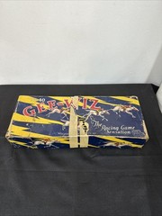 Vintage Gee-Wiz No.40 Racing Game Tin Litho Simulator Wolverine Horse Race Box