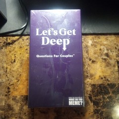 Lets Get Deep Questions for Couples Game Card Game New Sealed