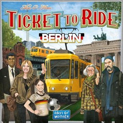 Asmodee Ticket to Ride Berlin Board Game – Train Route-Building Strategy Game