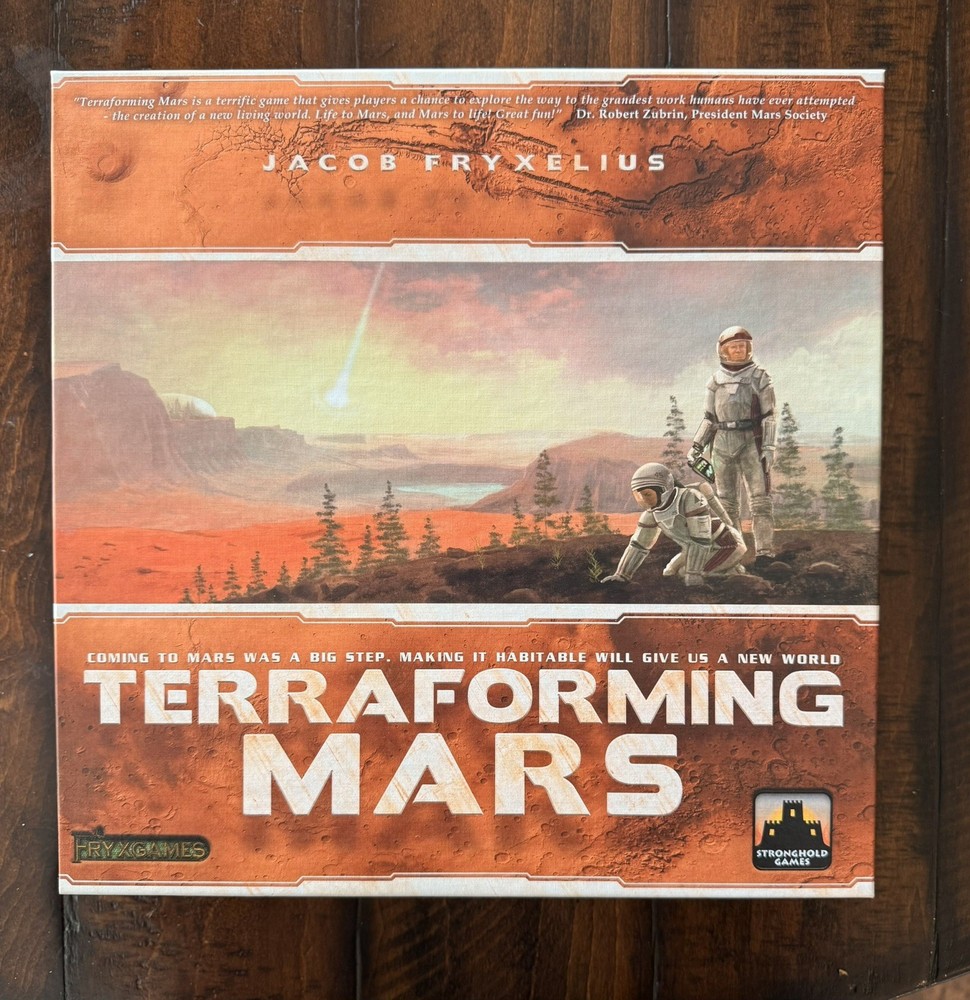 Terraforming Mars Board Game Plus Acrylic Player Card Overlays