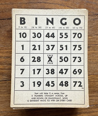 80+ Vintage Black Bingo Cards 4.25″ x 5.5″ – Crafts Scrapbooking
