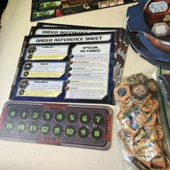 Fantasy Flight Games Starcraft The Board Game Lot Of Parts Only, No Figures