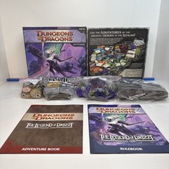 Dungeons & Dragons the Legend of Drizzt Board Game Complete very clean VG COND.