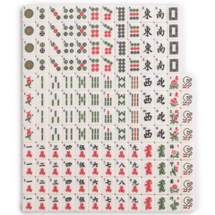 “Mah-Jinn” Mahjong For Young Player/Beginner/Starter Tiles Racks Dice YM-MJ001-A