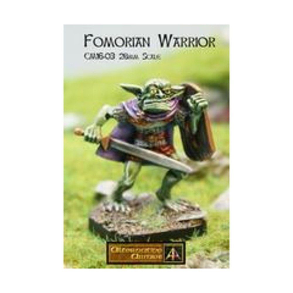 Alternative Armies Mini 28mm Fomorian Warrior – Sword and Raised Shie Pack New