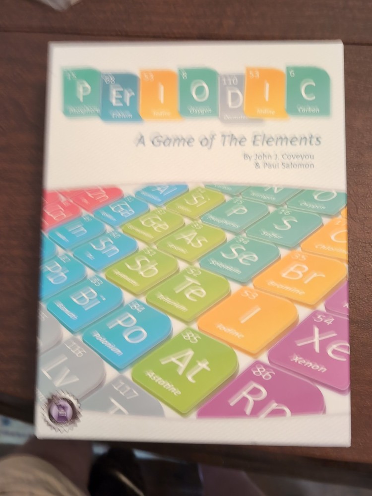 Genius Games PERIODIC Game of The Elements, A Learning Game Ages 10+ 2-5 players