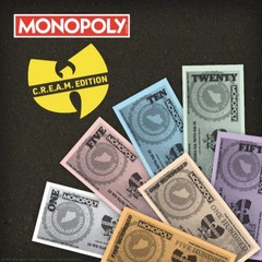 Wu Tang Clan MONOPOLY Board Game Cream (C.R.E.A.M. Edition) New Sealed