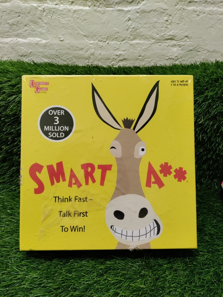 University Games Smart Ass Trivia Party Board Game NEW Other
