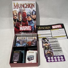 Marvel Munchkin (Board Game, 2016) Card Comic Book Super Heroes COMPLETE