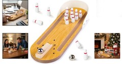 Mini Bowling Game Set – Compact Indoor Fun for Kids & Adults, Stress Relief!