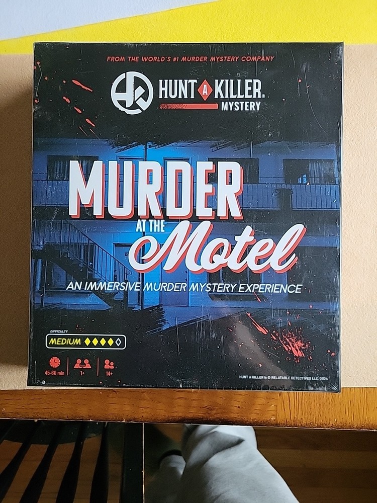 Hunt A Killer – Murder at The Motel Mystery Game – New and Factory Sealed