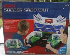 ESPN SOCCER SHOOTOUT GAME Electronic Tabletop 1 or 2 player 2009 New in Box