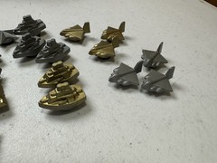 Transogram Strategic Command Game Metal PARTS/PIECES 1962