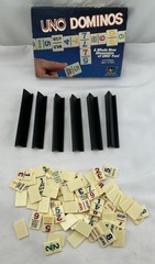 1986 UNO Dominos Game by International Games Complete in Great Cond FREE SHIP