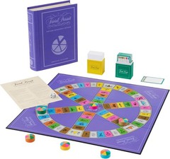 Stylish Trivial Pursuit Fabric-Wrapped Book Box – Trivia Board Game for Ages 8+