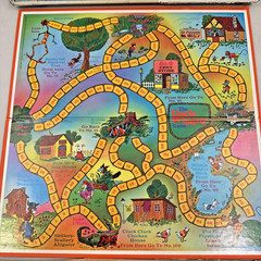 Vintage The Uncle Wiggly Board 1967 Pre-owned Classic Game