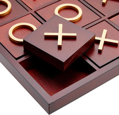 Tic Tac Toe Board Game – Outdoor Table Games for Patio & Indoor Tabletop Play –