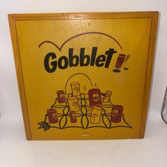 Vintage Gobblet Wood Board Game 2000 Blue Orange Games Complete Wooden Box 4×4