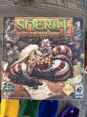 Arcane Wonders Sheriff of Nottingham Board Game 2014, New Complete Open Box