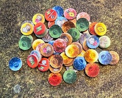 Andromeda’s Edge board game – spare planetary moon resource tokens only