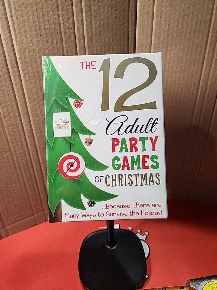 The 12 Drinking Games of Christmas Adult Holiday Party Game Xmas New Year’s Eve