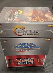 Mega Man Adventure, Sonic Roll, Contra Board Game Lot – Video Game Board Games