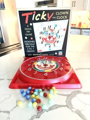 Vintage Toddler Game “TICKY The Clown Clock” 1956 Happy Hour Inc. – COMPLETE