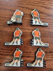 Coleco NHL Stanley Cup Hockey Table Top Replacement Players Flyers Set Of 6