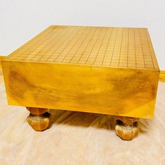 Go board Igo game Rare 5.5″ Thick Legged Heso Clamshell Size 30 Nachikuro Japan