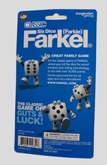 Farkel Classic Six Dice Game Travel Tube Imagination Gaming Family Party Game