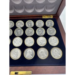 Vintage 1986 Franklin Mint National Historical Society Civil War Checkers Set