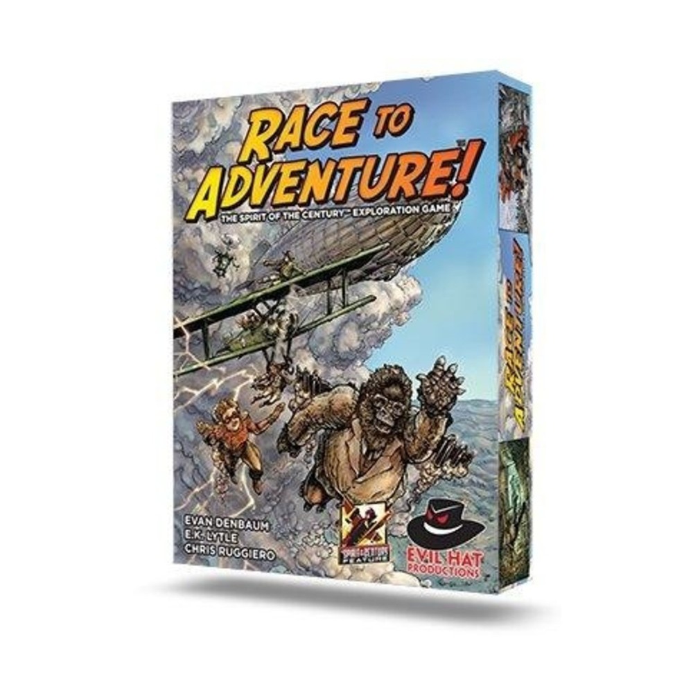 Evil Hat Boardgame Race to Adventure! – The Spirit of the Century Ex Box EX/NM