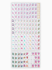 160Pcs 4-Layer Acrylic Candy & Ice Cream Engraved American Mahjong Set fast ship