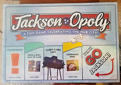 Jackson Opoly TN Late For The Sky Board Game, Full Set NEW