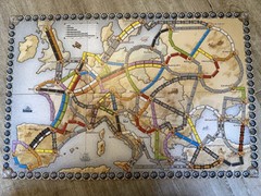 Ticket to Ride Europe Board Game 2015 Days Of Wonder Complete Excellent