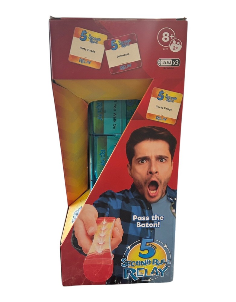 Play Monster 5 Second Rule Relay – Family Party Game – Electronic Relay Baton