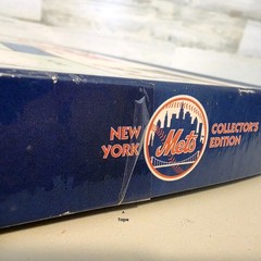 New York Mets Monopoly 2001 Collector’s Edition Board Game Pewter Tokens