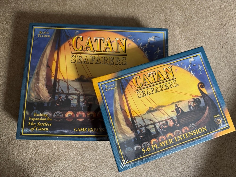 Catan Seafarers Expansion Pack 3063 + 5-6 Player Extension 3064 New
