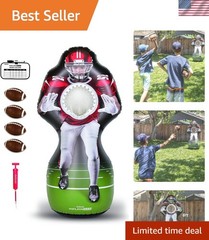 Portable Inflatable Football Challenge with Scoreboard – Perfect for Parties