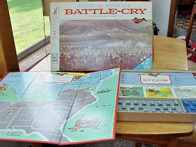 Vtg 1961 Battle Cry Civil War Board Game by Milton Bradley Complete Never Played