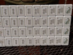Lotus mahjong tiles