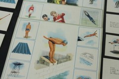 old sports lottery game laying cards old vintage toy collectors in 4 languages