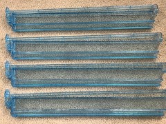 Blue Bling/Glitter Mah Jongg Racks/Pushers 18-1/2″